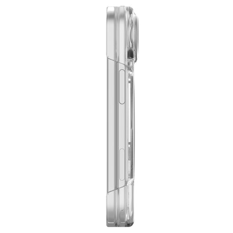 Apple iPhone Duo (Fold) Kılıf M-Safe Şarj Özellikli Raptic Air Clear Serisi Airbagli Kapak