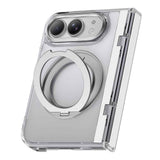 Apple iPhone Duo (Fold) Kılıf M-safe Şarj Özellikli Raptic Air Stand Serisi Aynalı Arka Yüzey Standlı Kapak