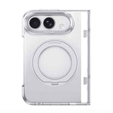 Apple iPhone Duo (Fold) Kılıf M-safe Şarj Özellikli Raptic Air Stand Serisi Aynalı Arka Yüzey Standlı Kapak