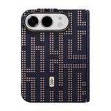 Apple iPhone Duo (Fold) Kılıf M-safe Şarj Özellikli Raptic Aramid SkinPro Grid Serisi Karbon Kapak