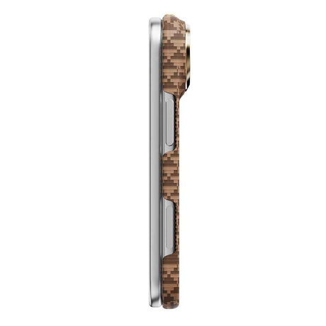 Apple iPhone Duo (Fold) Kılıf M-safe Şarj Özellikli Raptic Aramid SkinPro Origin Serisi Karbon Kapak