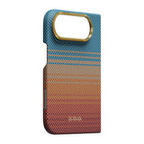 Apple iPhone Duo Kılıf M-safe Şarj Özellikli Aramid Fiber Pitaka Sunset 2.0 California Dream Serisi