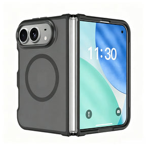 Apple iPhone Duo Kılıf M-Safe Şarj Özellikli Kamera Korumalı Zore Lunex Kapak