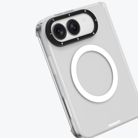 Apple iPhone Duo Kılıf M-safe Şarj Özellikli Youngkit Hidden Sand Serisi Kapak