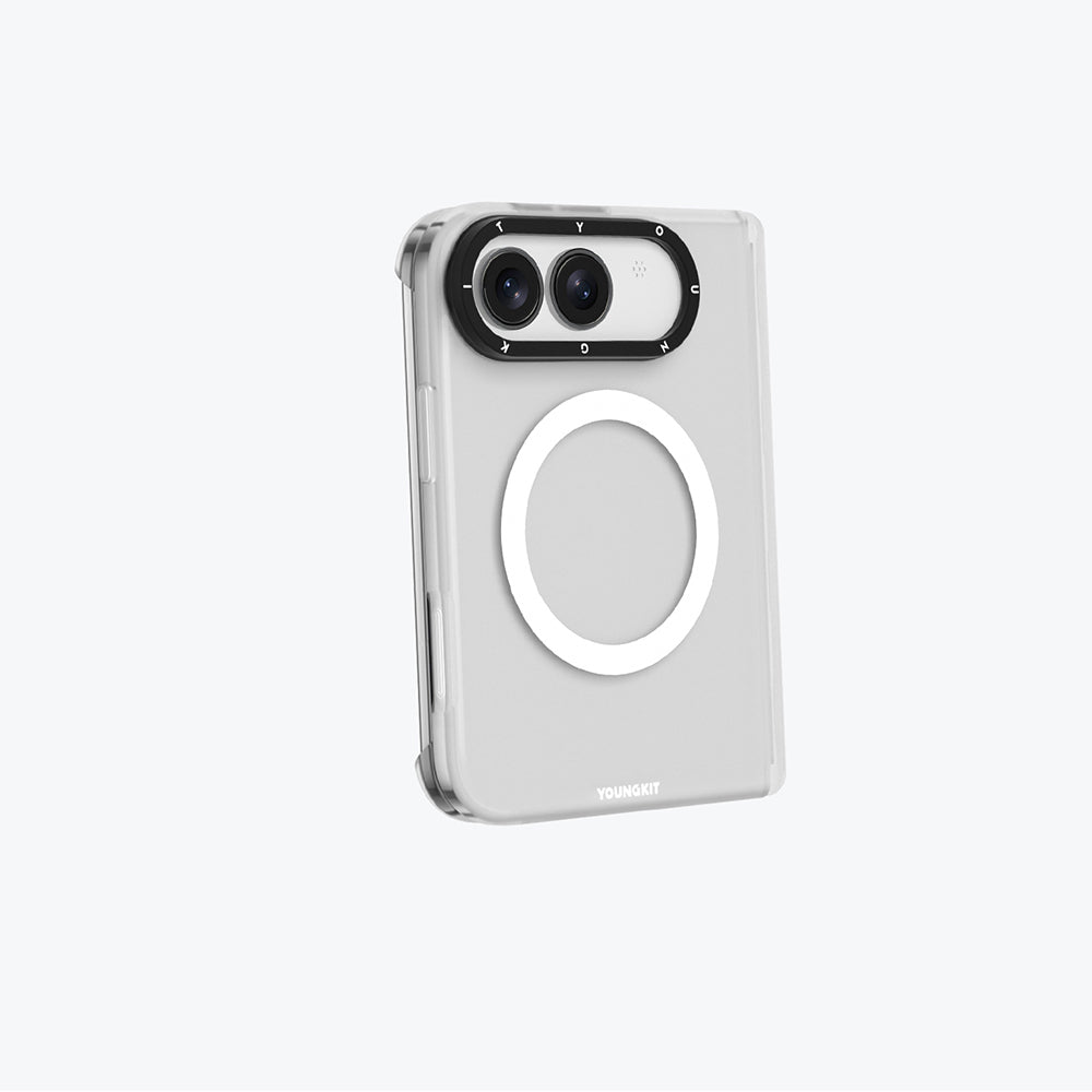 Apple iPhone Duo Kılıf M-safe Şarj Özellikli Youngkit Hidden Sand Serisi Kapak