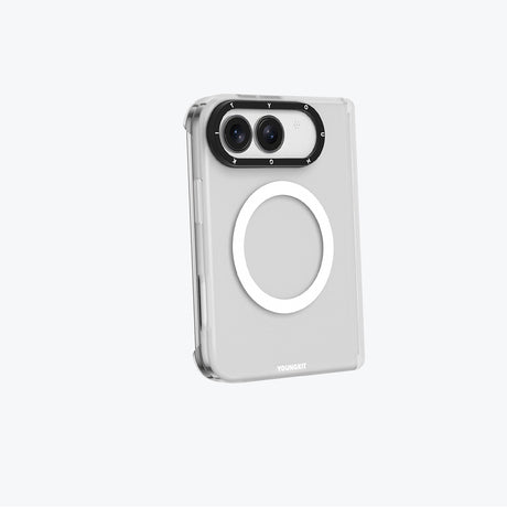 Apple iPhone Duo Kılıf M-safe Şarj Özellikli Youngkit Hidden Sand Serisi Kapak