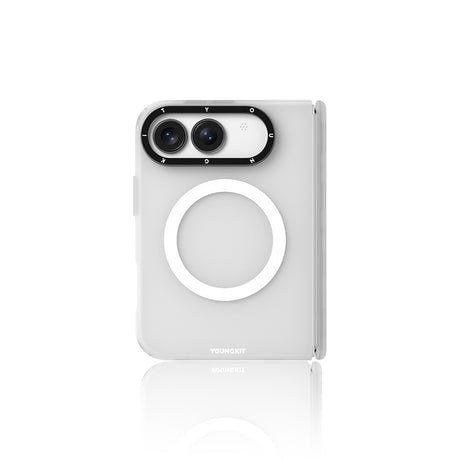 Apple iPhone Duo Kılıf M-safe Şarj Özellikli Youngkit Hidden Sand Serisi Kapak