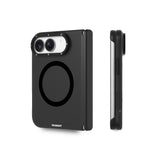Apple iPhone Duo Kılıf M-safe Şarj Özellikli Youngkit Hidden Sand Serisi Kapak