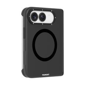 Apple iPhone Duo Kılıf M-safe Şarj Özellikli Youngkit Hidden Sand Serisi Kapak