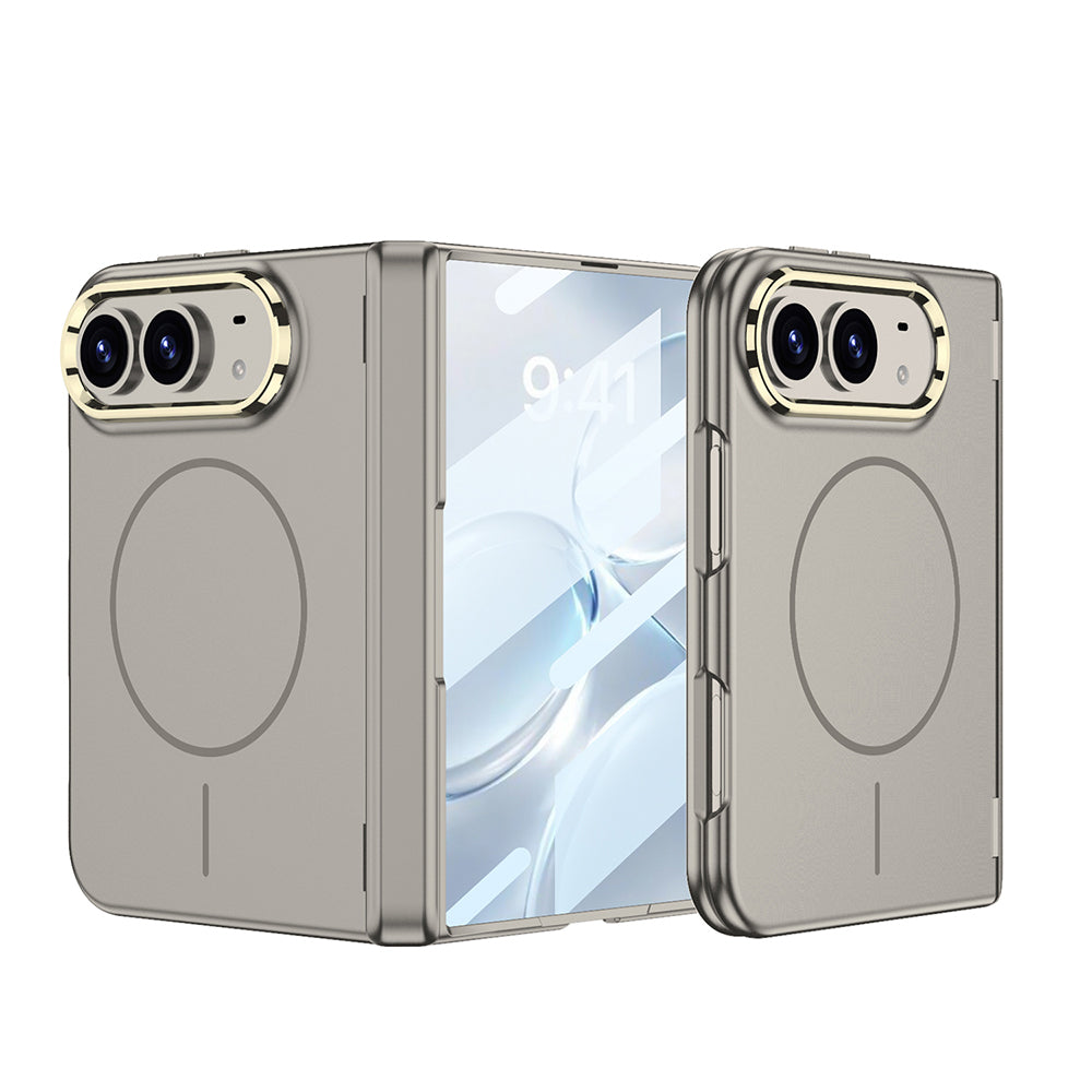 Apple iPhone Duo Kılıf M-safe Şarj Özellikli Zore Kıpta KPT-14 Sert PC Kapak