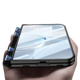 Apple iPhone Duo Kılıf M-safe Şarj Özellikli Zore Kıpta KPT-14 Sert PC Kapak