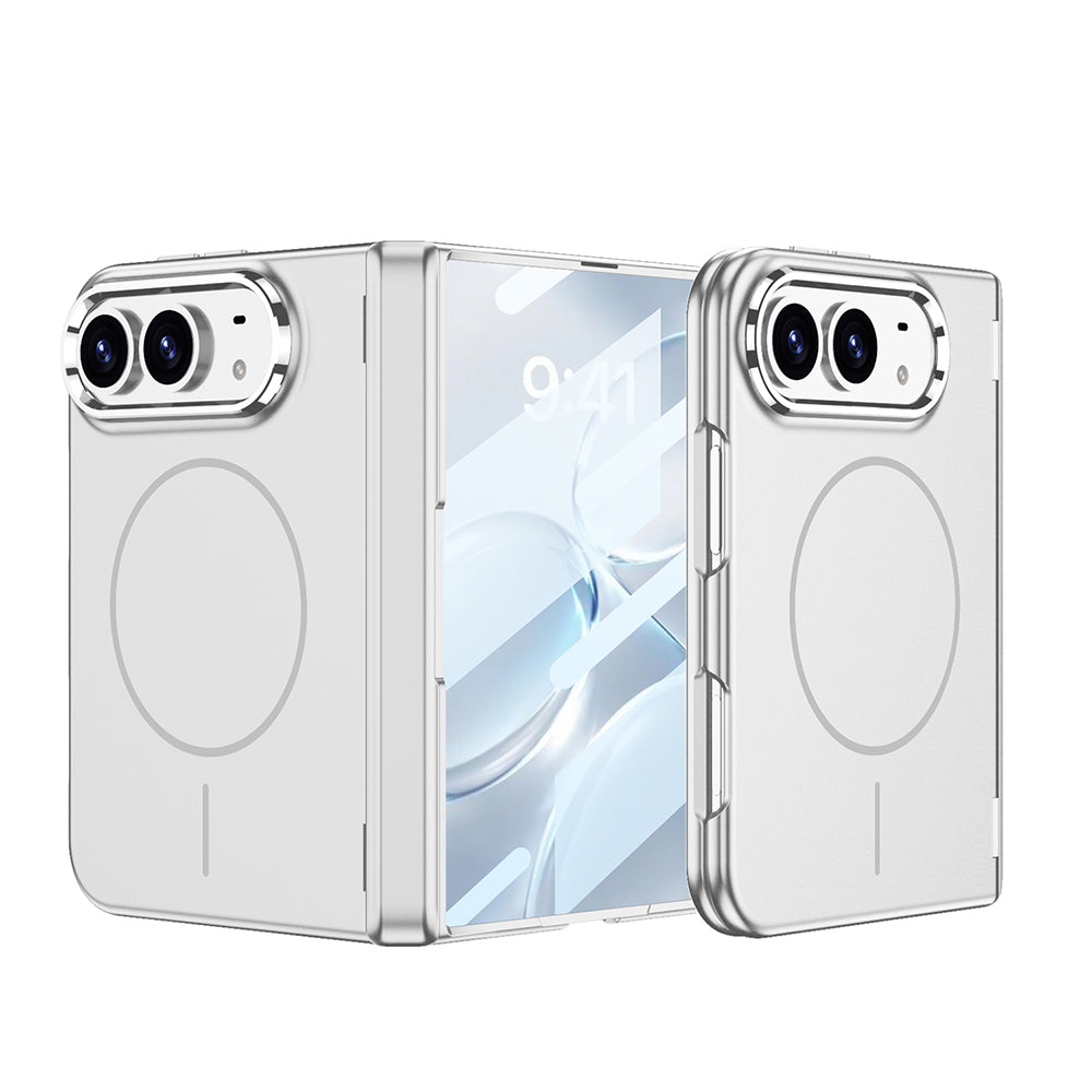 Apple iPhone Duo Kılıf M-safe Şarj Özellikli Zore Kıpta KPT-14 Sert PC Kapak