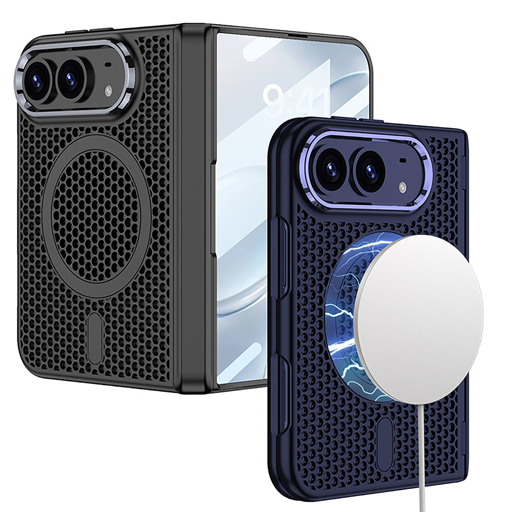 Apple iPhone Duo Kılıf M-safe Şarj Özellikli Zore Kıpta KPT-15 Sert PC Kapak