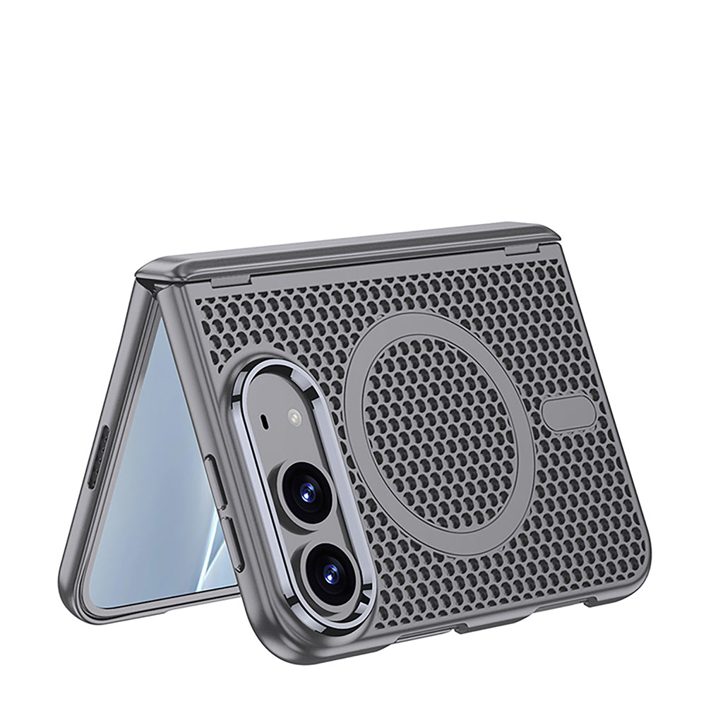 Apple iPhone Duo Kılıf M-safe Şarj Özellikli Zore Kıpta KPT-15 Sert PC Kapak