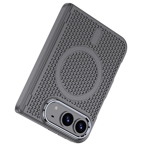 Apple iPhone Duo Kılıf M-safe Şarj Özellikli Zore Kıpta KPT-15 Sert PC Kapak