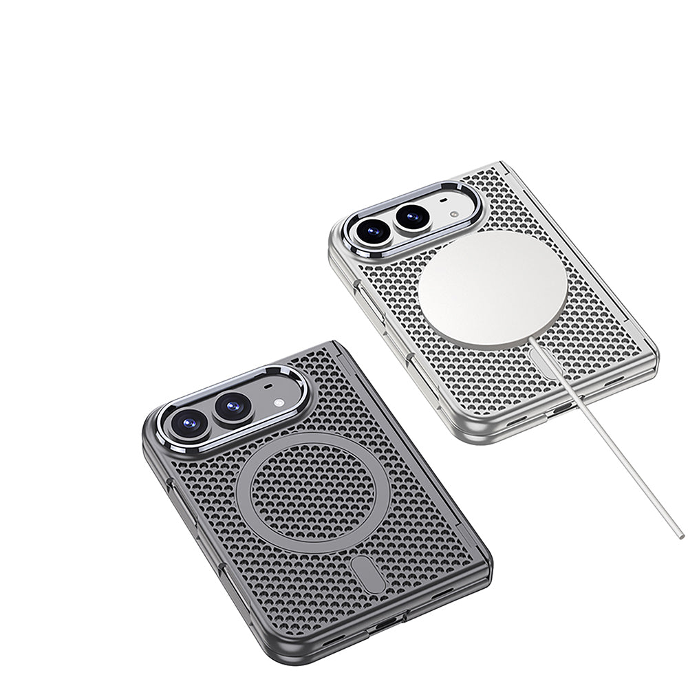 Apple iPhone Duo Kılıf M-safe Şarj Özellikli Zore Kıpta KPT-15 Sert PC Kapak