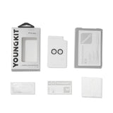 Apple iPhone Duo Youngkit Alloy Original Parlama Önleyici Kamera Lens Koruyucu + Kolay Uygulama Aparatlı