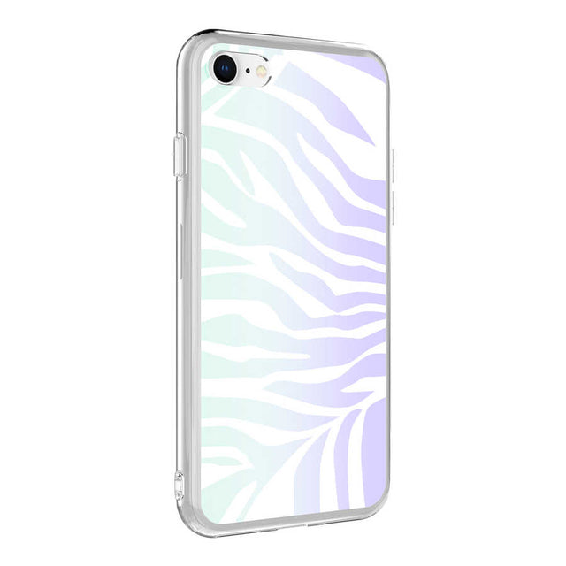 Apple iPhone SE 2020 Kılıf Zore M-Blue Desenli Kapak