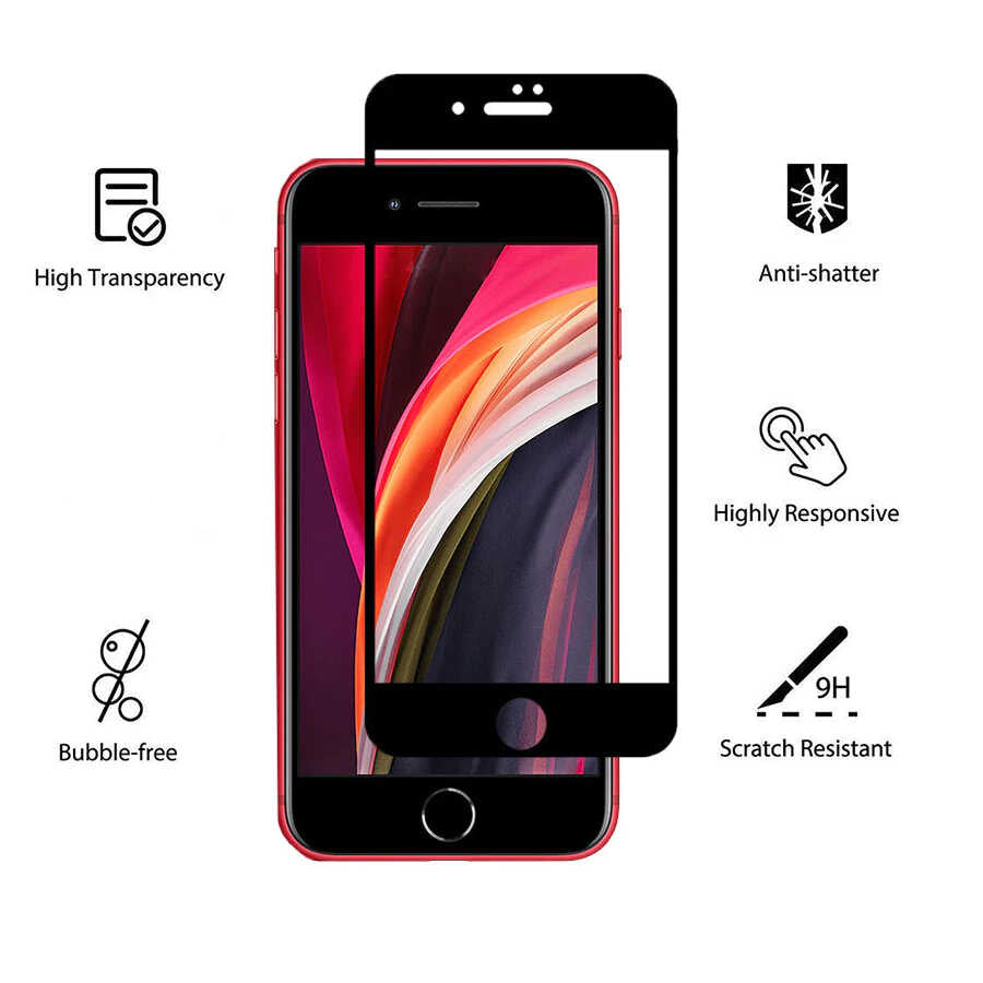Apple iPhone SE 2020 Zore Dias Cam Ekran Koruyucu