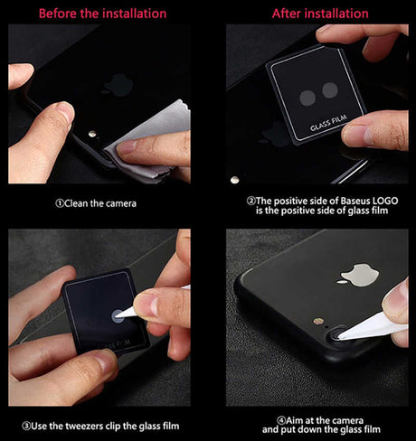 Apple iPhone SE 2020 Zore Kamera Lens Koruyucu Cam Filmi