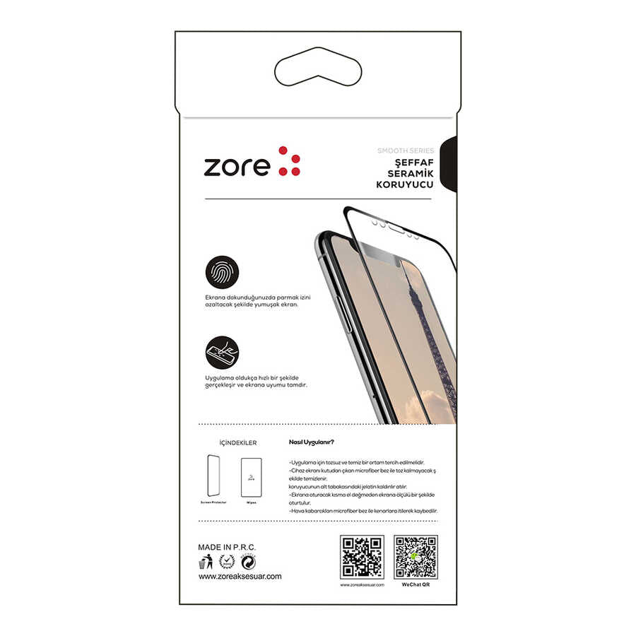 Apple iPhone SE 2022 Zore Seramik Ekran Koruyucu