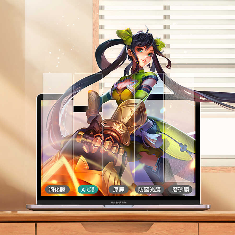 Apple Macbook 13' Pro Touch Bar A1706 Benks AR (Anti Reflective) Yansıma Önleyici Ekran Koruyucu