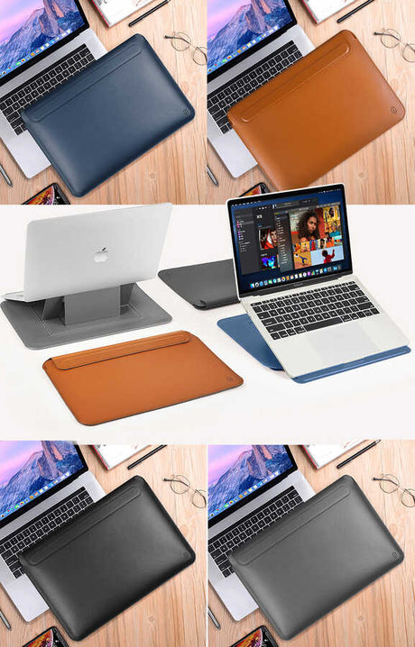 Apple Macbook 13.3' Air 2020 A2337 Wiwu Macbook Skin Pro Portable Stand Kılıf
