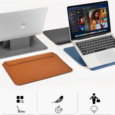 Apple Macbook 14.2' 2021 Wiwu Macbook Skin Pro Portable Stand Kılıf