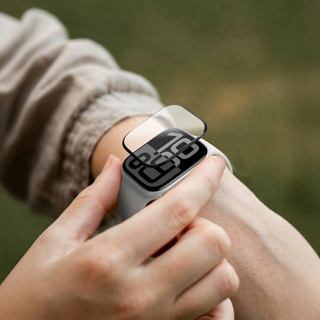 Apple Watch 10 42mm Amazingthing Radix Protective Parmak İzi Bırakmayan HD Ekran Koruyucu Film + Kolay Uygulama Aparatı
