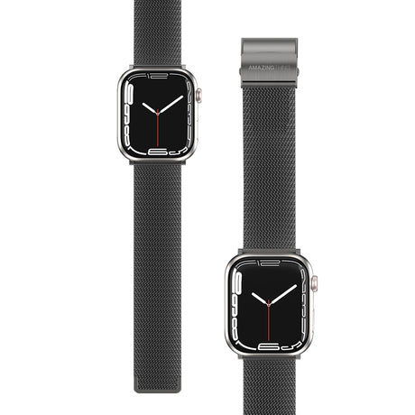 Apple Watch 10 42mm Amazingthing Titan Metal Hasır Kordon