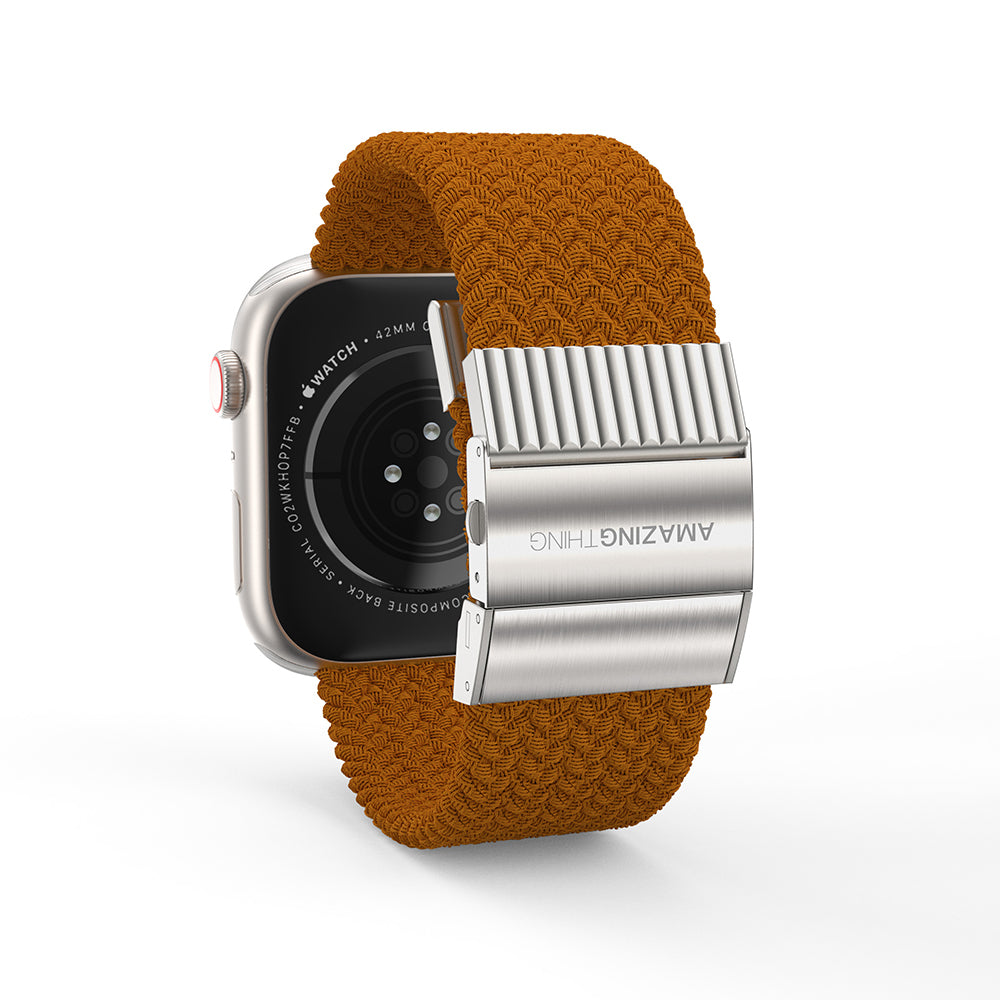Apple Watch 10 42mm Amazingthing Titan Weave Örgü Sport Kordon
