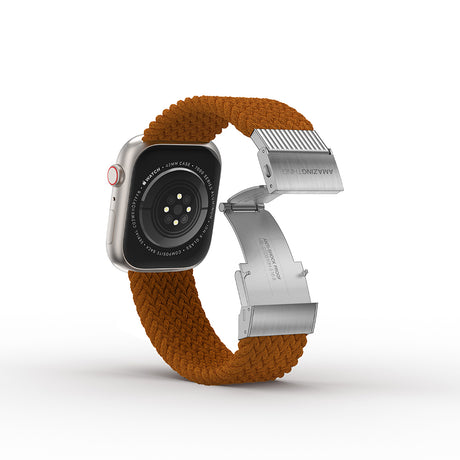 Apple Watch 10 42mm Amazingthing Titan Weave Örgü Sport Kordon