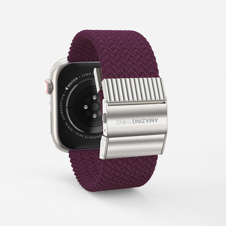 Apple Watch 10 42mm Amazingthing Titan Weave Örgü Sport Kordon