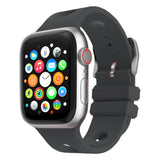 Apple Watch 10 42mm Delikli Tasarım Zore KRD-147 Silikon Kordon