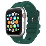 Apple Watch 10 42mm Delikli Tasarım Zore KRD-147 Silikon Kordon