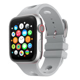 Apple Watch 10 42mm Delikli Tasarım Zore KRD-147 Silikon Kordon