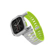 Apple Watch 10 42mm Skinarma Nightglow Atom TPU Kasa Koruyucu + Gemini Silikon Kordon