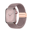 Apple Watch 10 42mm Zore KRD-134 Örgü Tasarımlı Hasır Kordon Strap Kayış