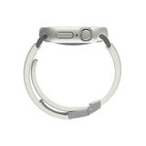 Apple Watch 10 46mm Amazingthing Gleam Fit FullGuard Taşlı Sert PC Kasa ve Ekran Koruyucu