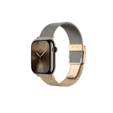 Apple Watch 10 46mm Amazingthing Omni StyleFlip Metal Hasır Kordon