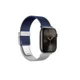 Apple Watch 10 46mm Amazingthing Omni StyleFlip Metal Hasır Kordon