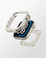 Apple Watch 10 46mm Amazingthing Premium Armor Fit FullGuard Metal Kasa ve Ekran Koruyucu