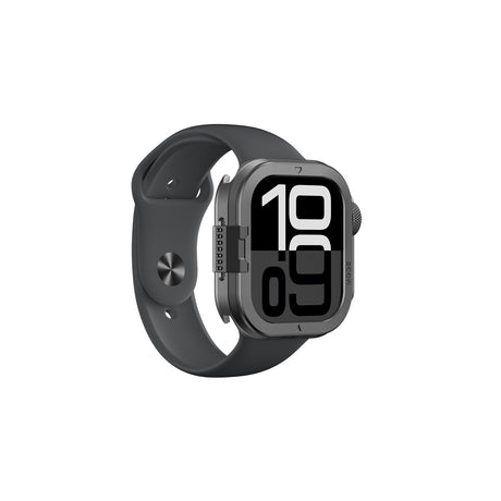 Apple Watch 10 46mm Amazingthing Premium Armor Fit FullGuard Metal Kasa ve Ekran Koruyucu