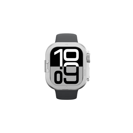 Apple Watch 10 46mm Amazingthing Premium Armor Fit FullGuard Metal Kasa ve Ekran Koruyucu