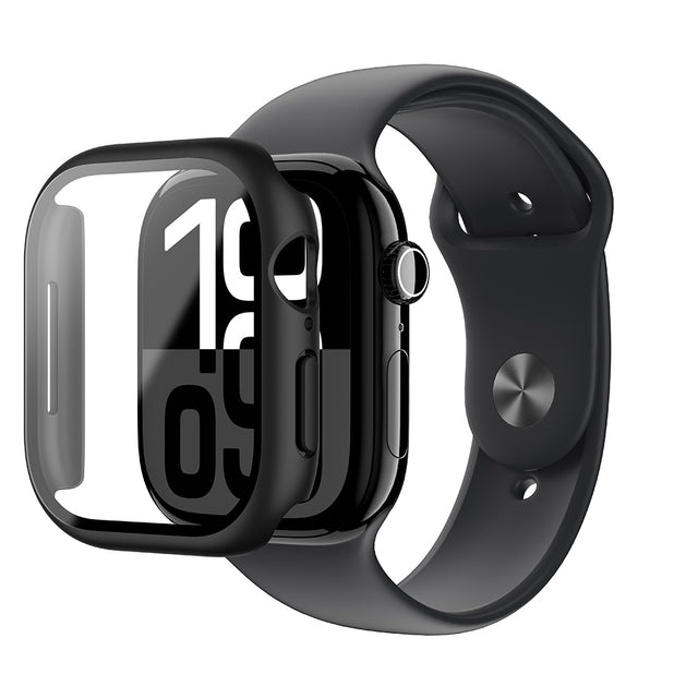 Apple Watch 10 46mm Amazingthing Radix Minimal FullGuard Sert PC Kasa ve Ekran Koruyucu