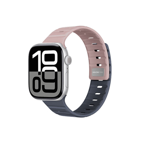 Apple Watch 10 46mm Amazingthing SilqLock Silikon Kordon Strap Kayış