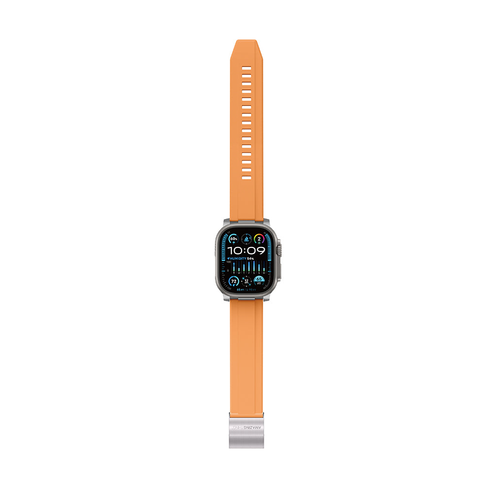 Apple Watch 10 46mm Amazingthing Titan Chrono Silikon Kordon