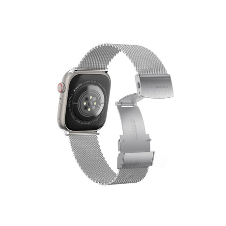 Apple Watch 10 46mm Amazingthing Titan Metal Hasır Kordon