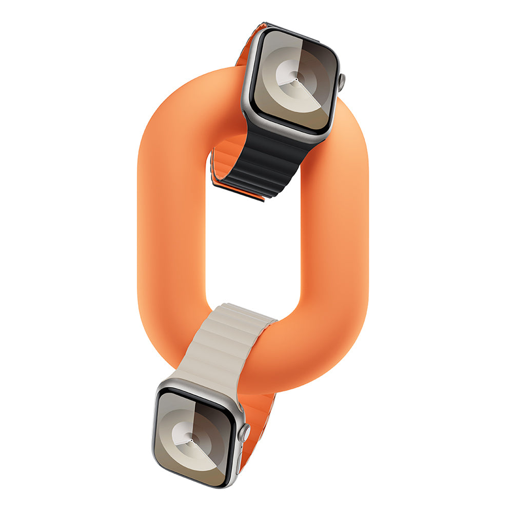 Apple Watch 10 46mm Benks Magnetik Tak Çıkar Silikon Strap Kayış