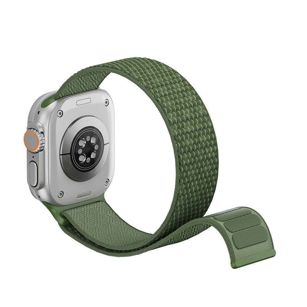 Apple Watch 10 46mm Kordon Wiwu WB501 CloudFlex Serisi Hasır Örgü Strap Kayış
